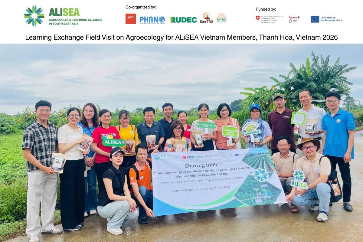 Học hỏi từ thực tiễn: Thúc đẩy nông nghiệp sinh thái và chuyển đổi hệ thống lương thực thực phẩm tại Thanh Hóa